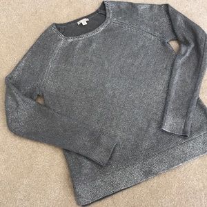 GAP Silver Metallic Sweater